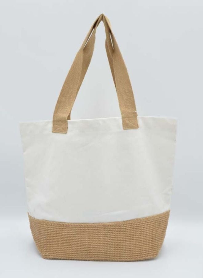 Fatio Eco-Friendly JUCO and Canvas Tote Bag – Durable & Reusable Shopping Bag - Image 2